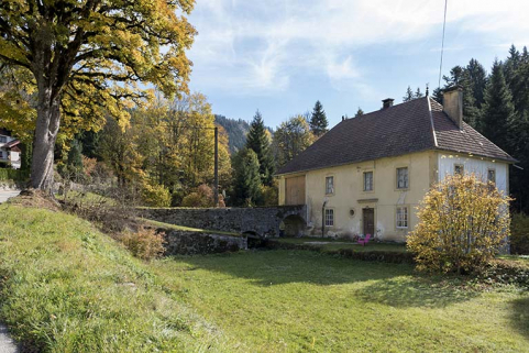 Vue d'ensemble rapprochée, depuis le nord-ouest. © Région Bourgogne-Franche-Comté, Inventaire du patrimoine