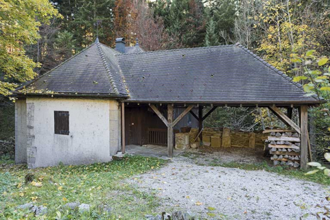 Derrière le Mont : moulin et scierie Belin puis scierie Prudhon. © Région Bourgogne-Franche-Comté, Inventaire du patrimoine