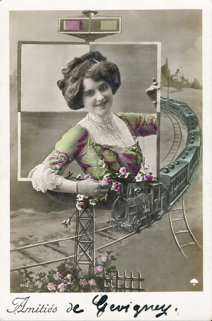 La ligne de tramway, carte postale. © Commune de Gevigney-et-Mercey La ligne de tramway, carte postale. © Commune de Gevigney-et-Mercey