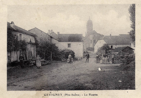 La Ruotte, carte postale. © Commune de Gevigney-et-Mercey La Ruotte, carte postale. © Commune de Gevigney-et-Mercey