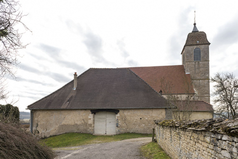 Le presbytère. © Région Bourgogne-Franche-Comté, Inventaire du patrimoine Le presbytère. © Région Bourgogne-Franche-Comté, Inventaire du patrimoine