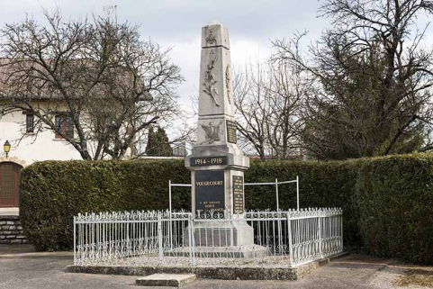 Le monument aux morts.  © Région Bourgogne-Franche-Comté, Inventaire du patrimoine