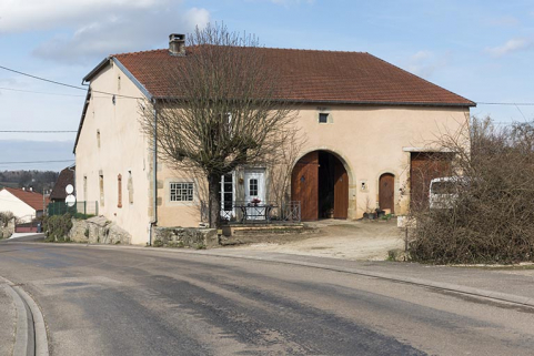 Ferme bloc : ancienne épicerie et ancien café. 12, rue des Vosges. © Région Bourgogne-Franche-Comté, Inventaire du patrimoine