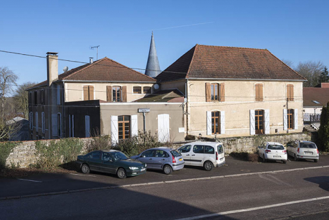 Vue générale depuis l'église. © Région Bourgogne-Franche-Comté, Inventaire du patrimoine Vue générale depuis l'église. © Région Bourgogne-Franche-Comté, Inventaire du patrimoine