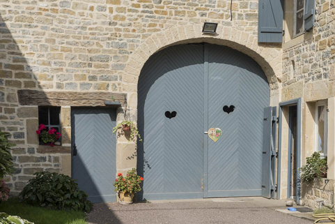 Entrées sur la partie agricole. © Région Bourgogne-Franche-Comté, Inventaire du patrimoine Entrées sur la partie agricole. © Région Bourgogne-Franche-Comté, Inventaire du patrimoine