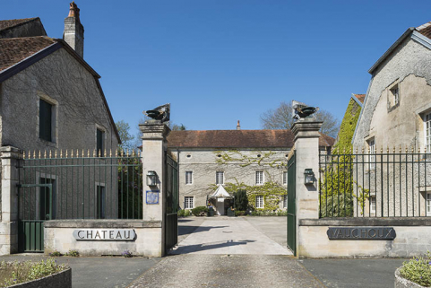 Le château, vue générale depuis la Grande rue. © Région Bourgogne-Franche-Comté, Inventaire du patrimoine Le château, vue générale depuis la Grande rue. © Région Bourgogne-Franche-Comté, Inventaire du patrimoine