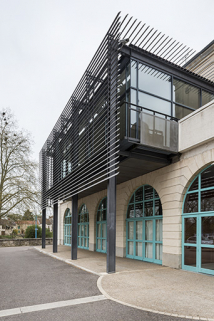 L'agrandissement contemporain. © Région Bourgogne-Franche-Comté, Inventaire du patrimoine