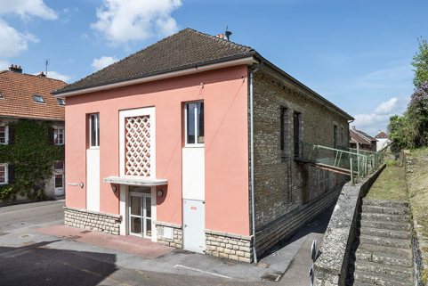 Le mur pignon sud. © Région Bourgogne-Franche-Comté, Inventaire du patrimoine