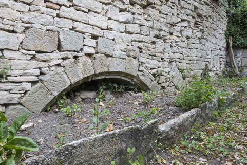 Voûte de l'ancienne galerie du cloitre (?). © Région Bourgogne-Franche-Comté, Inventaire du patrimoine
