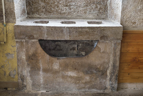 Le potager, placé sous la fenêtre. © Région Bourgogne-Franche-Comté, Inventaire du patrimoine