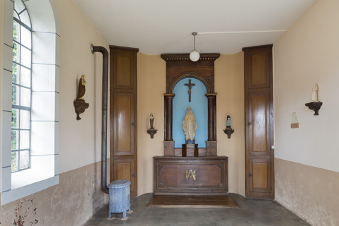 L'intérieur de la chapelle. © Région Bourgogne-Franche-Comté, Inventaire du patrimoine L'intérieur de la chapelle. © Région Bourgogne-Franche-Comté, Inventaire du patrimoine