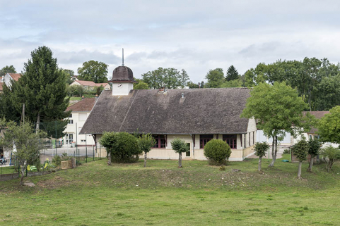 Vue depuis le pont. © Région Bourgogne-Franche-Comté, Inventaire du patrimoine