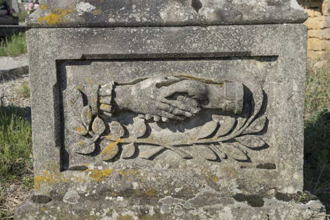 Détail du bas relief. © Région Bourgogne-Franche-Comté, Inventaire du patrimoine
