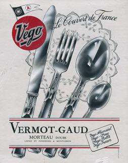 [Maquette de document publicitaire Vego], milieu 20e siècle. © Région Bourgogne-Franche-Comté, Inventaire du patrimoine