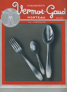 [Maquette de document publicitaire Vermot-Gaud], milieu 20e siècle. © Région Bourgogne-Franche-Comté, Inventaire du patrimoine