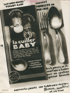 La cuiller Baby [page d'un catalogue de production], milieu 20e siècle. © Région Bourgogne-Franche-Comté, Inventaire du patrimoine