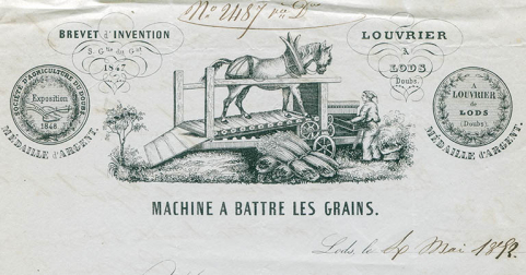 Papier à en-tête, 1852. © Région Bourgogne-Franche-Comté, Inventaire du patrimoine Papier à en-tête, 1852. © Région Bourgogne-Franche-Comté, Inventaire du patrimoine