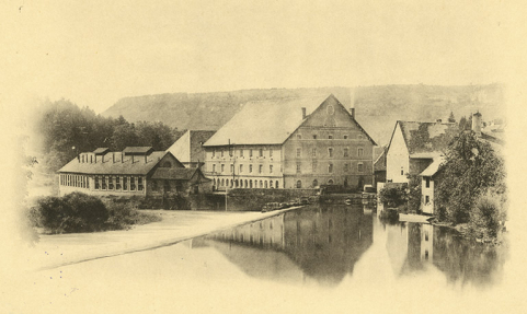 [Usine amont, place du Champ de Foire], s.d. [vers 1894]. © Région Bourgogne-Franche-Comté, Inventaire du patrimoine