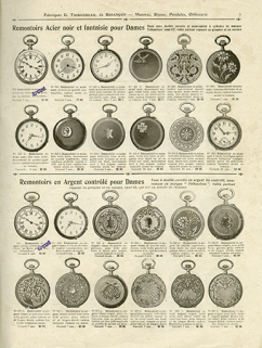 Catalogue Fabriques G. Tribaudeau, p. 7, s.d. [début 20e siècle] © Région Bourgogne-Franche-Comté, Inventaire du patrimoine