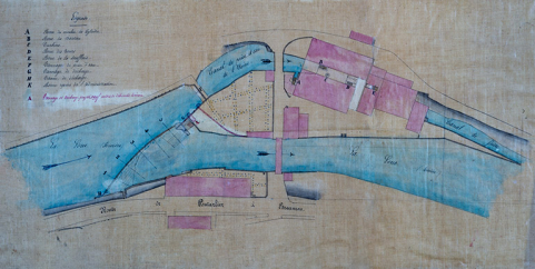 Plan, 18XX. © Région Bourgogne-Franche-Comté, Inventaire du patrimoine Plan, 18XX. © Région Bourgogne-Franche-Comté, Inventaire du patrimoine