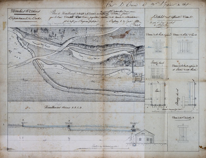 Plan et nivellement relatifs à la demande en changement de destination d’une usine par le sieur Vermot Des Roches, propriétaire habitant de la commune de Montlebon, 1822. © Région Bourgogne-Franche-Comté, Inventaire du patrimoine Plan et nivellement relatifs à la demande en changement de destination d’une usine par le sieur Vermot Des Roches, propriétaire habitant de la commune de Montlebon, 1822. © Région Bourgogne-Franche-Comté, Inventaire du patrimoine