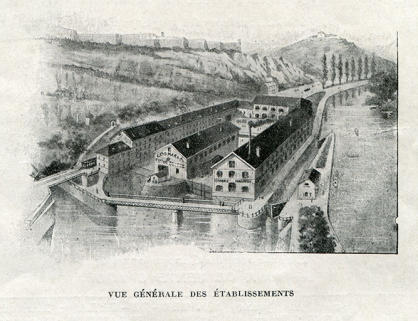 Vue générale des établissements, s.d. [1923]. © Région Bourgogne-Franche-Comté, Inventaire du patrimoine