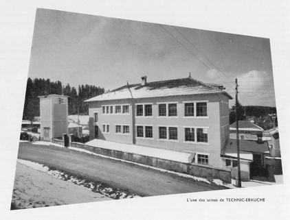 L'une des usines de Technic-Ebauche, vers 1955. © Région Bourgogne-Franche-Comté, Inventaire du patrimoine