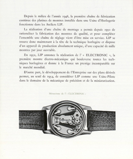 Mécanisme de la montre Electronic, dessin, s.d. [1954]. © Région Bourgogne-Franche-Comté, Inventaire du patrimoine