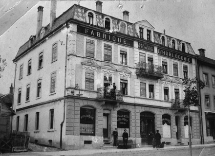 [Le bâtiment vu de trois quarts gauche], 1er quart 20e siècle. © Région Bourgogne-Franche-Comté, Inventaire du patrimoine