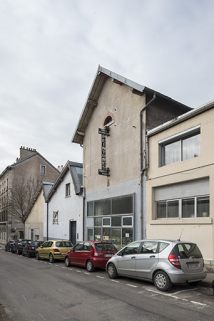 Pignons-est des bâtiments sur la rue. © Région Bourgogne-Franche-Comté, Inventaire du patrimoine