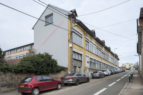 Vue d'ensemble depuis la rue Marie-Louise. © Région Bourgogne-Franche-Comté, Inventaire du patrimoine Vue d'ensemble depuis la rue Marie-Louise. © Région Bourgogne-Franche-Comté, Inventaire du patrimoine