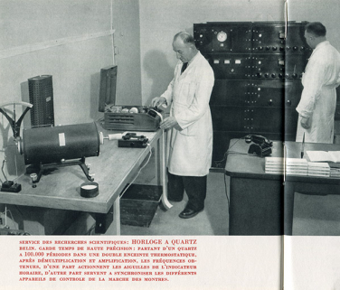 Service des recherches scientifiques. Horloge à quartz Belin, 1955. © Région Bourgogne-Franche-Comté, Inventaire du patrimoine