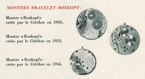 Création de calibres de montres Roskopf, 1955. © Région Bourgogne-Franche-Comté, Inventaire du patrimoine