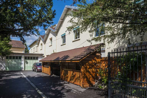 Pignons des ateliers sur la cour. © Région Bourgogne-Franche-Comté, Inventaire du patrimoine