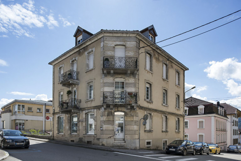 Vue d'ensemble, sur le pan coupé. © Région Bourgogne-Franche-Comté, Inventaire du patrimoine