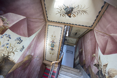 Cage d'escalier au niveau de la 3e volée. © Région Bourgogne-Franche-Comté, Inventaire du patrimoine