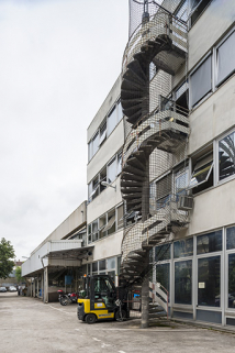 Usine B (12 rue du Tunnel). Elévation de la façade est. © Région Bourgogne-Franche-Comté, Inventaire du patrimoine