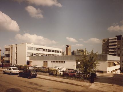 Vue d'ensemble depuis l'ouest, photogr., s.d. [vers 1980]. © Région Bourgogne-Franche-Comté, Inventaire du patrimoine