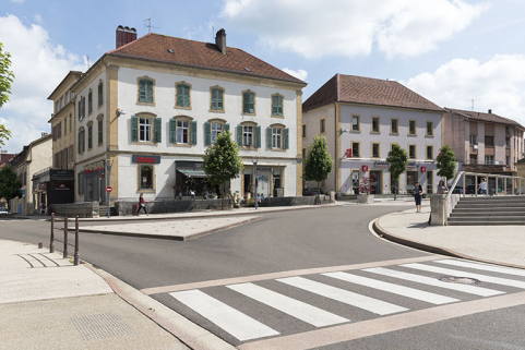 Vue d'ensemble, depuis le nord. © Région Bourgogne-Franche-Comté, Inventaire du patrimoine Vue d'ensemble, depuis le nord. © Région Bourgogne-Franche-Comté, Inventaire du patrimoine