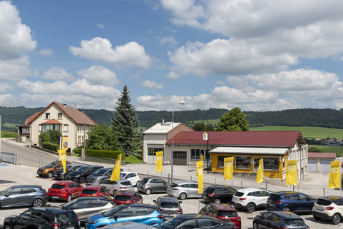 Vue d'ensemble, depuis l'ouest. L'ancien site est à gauche, le nouveau à droite. © Région Bourgogne-Franche-Comté, Inventaire du patrimoine