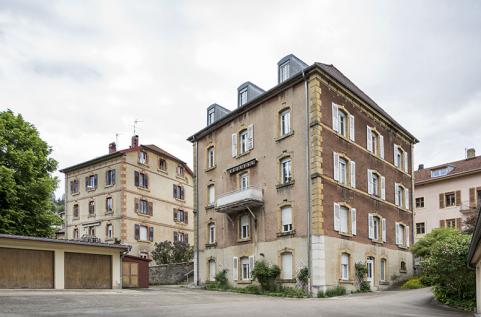 Façades postérieure et latérale gauche. © Région Bourgogne-Franche-Comté, Inventaire du patrimoine