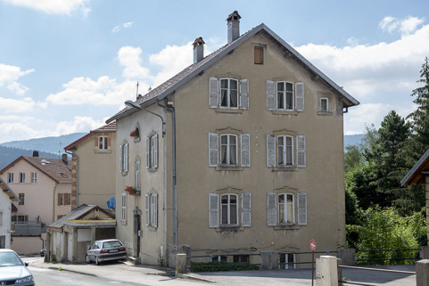 Façades latérale droite et antérieure. © Région Bourgogne-Franche-Comté, Inventaire du patrimoine
