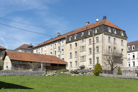 Façades postérieure et latérale gauche. © Région Bourgogne-Franche-Comté, Inventaire du patrimoine