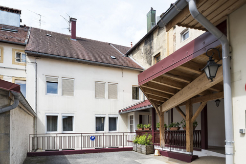Façade postérieure. © Région Bourgogne-Franche-Comté, Inventaire du patrimoine