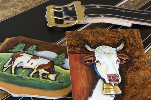 Décors de sangle peints. © Région Bourgogne-Franche-Comté, Inventaire du patrimoine