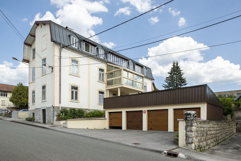 Façades antérieure et latérale gauche. © Région Bourgogne-Franche-Comté, Inventaire du patrimoine