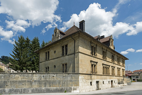 Vue d'ensemble depuis la rue, au sud. © Région Bourgogne-Franche-Comté, Inventaire du patrimoine