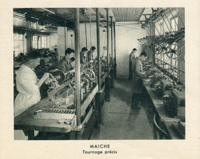 Maîche. Tournage précis, 1950. © Région Bourgogne-Franche-Comté, Inventaire du patrimoine