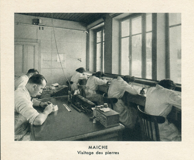 Maîche. Visitage des pierres, 1950. © Région Bourgogne-Franche-Comté, Inventaire du patrimoine