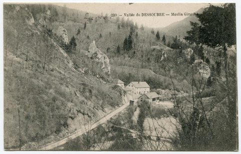 230 - Vallée du Dessoubre - Moulin Girardot, limite 19e siècle 20e siècle. © Région Bourgogne-Franche-Comté, Inventaire du patrimoine